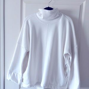 Athleta Forever Fleece Mockneck Sweatshirt